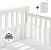 Bedomrander BIEK20® - Bedbumper - Baby Bed Omrander - Set van 2 stuks - 340x30 cm & 160x30 cm - Incl. Ledikantzakje
