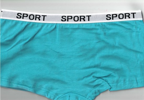 Dames Onderbroek Katoen - Boxershort 8-pack - Korte Pijp - Maat XL - Multipack - kleuren mix - print Sport