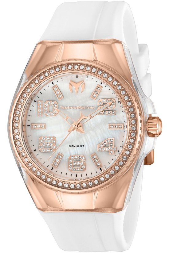 thumbnail: SHENGKE Minimalistisch Dameshorloge Met Lederen Band - Ultradun Quartz Horloge Wit