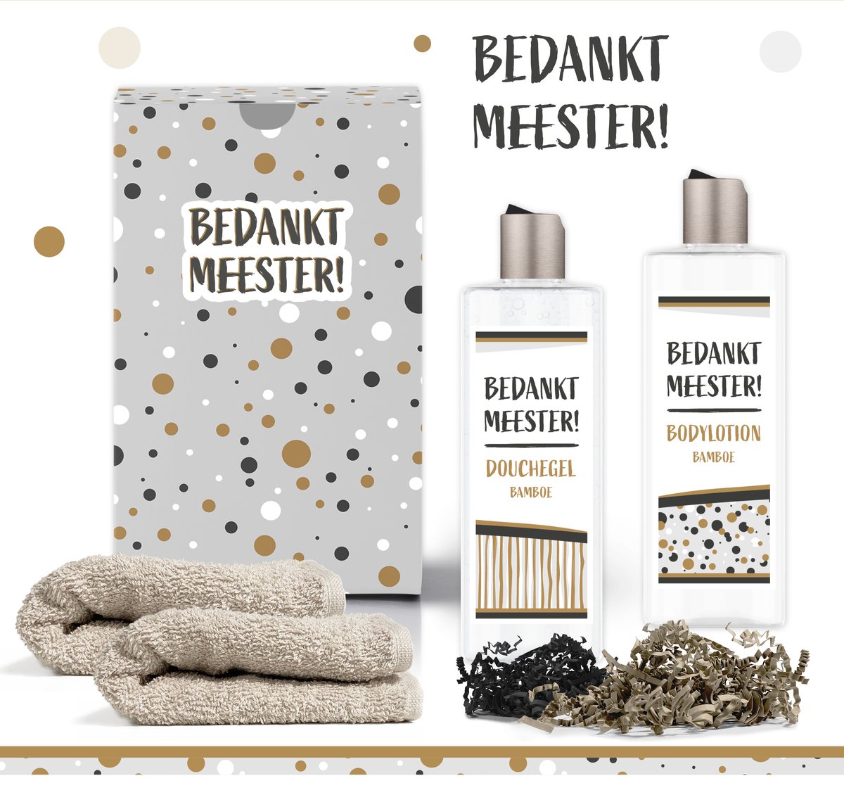 Goedkoopste Geschenkset Bedankt meester - 4 producten - 550 gram | Giftset voor hem - Meesterdag - Cadeau leraar - Docent - Overblijfmeester - Einde schooljaar - Afscheid - Leerkracht - Stagiair - Luxe Cadeaubox - Geschenk - Set - Pakket - Man - Grijs