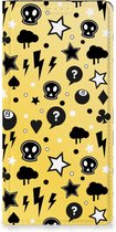 Hoesje OPPO Reno8 T 5G Wallet Case met Pasjeshouder Punk Yellow