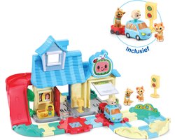 VTech Toet Toet Auto's CoComelon Familiehuis Speelset - Inclusief JJ's Speelgoed Auto - Educatief & Interactief Baby Speelgoed - Cadeau - 1,5 tot 5 Jaar