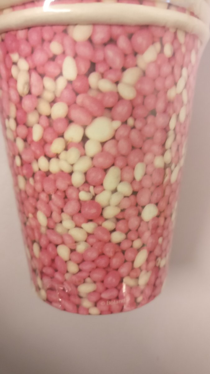 Roze Muisjes Beker - Karton - 6 stuks