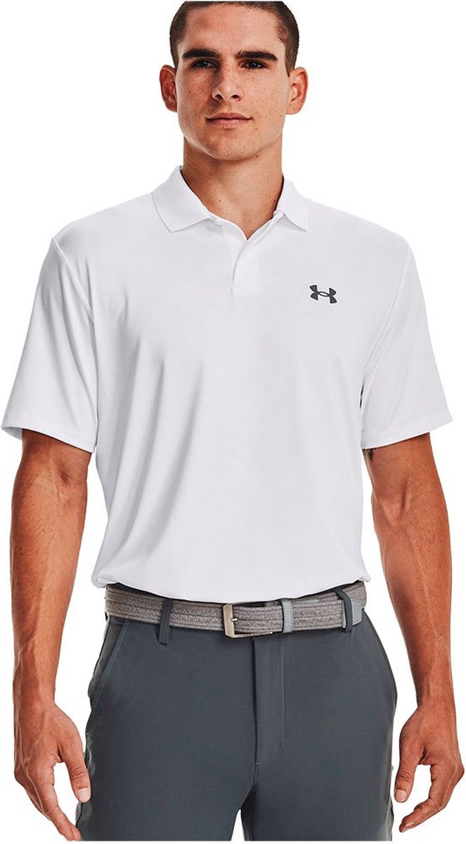 Under Armour Performance 3.0 Polo Met Korte Mouwen Wit S / Regular Man
