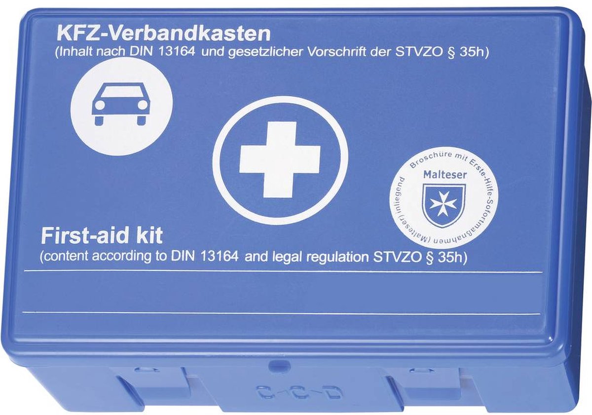 Malteser KFZ-VERBANDKASTEN Verbandtrommel (b x h x d) 26 x 8 x 17 cm