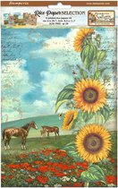 Stamperia - Sunflower Art A4 Rice Paper Selection (6 pcs) (DFSA4XSF)