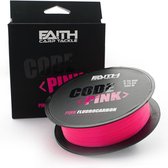 Faith Code Pink - Fluorcarbon - Lijn - 500m - 0.30mm - 7,45kg Trekkracht - Vislijn - Roze