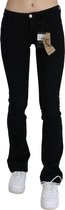 Zwarte skinny denim katoenen jeans met lage taille