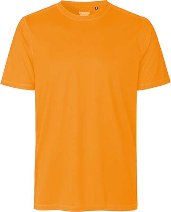 Chemise de sport homme 'Performance' à manches courtes Okay Orange - XL