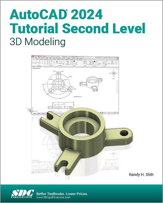 AutoCAD 2024 Tutorial Second Level 3D Modeling - cover