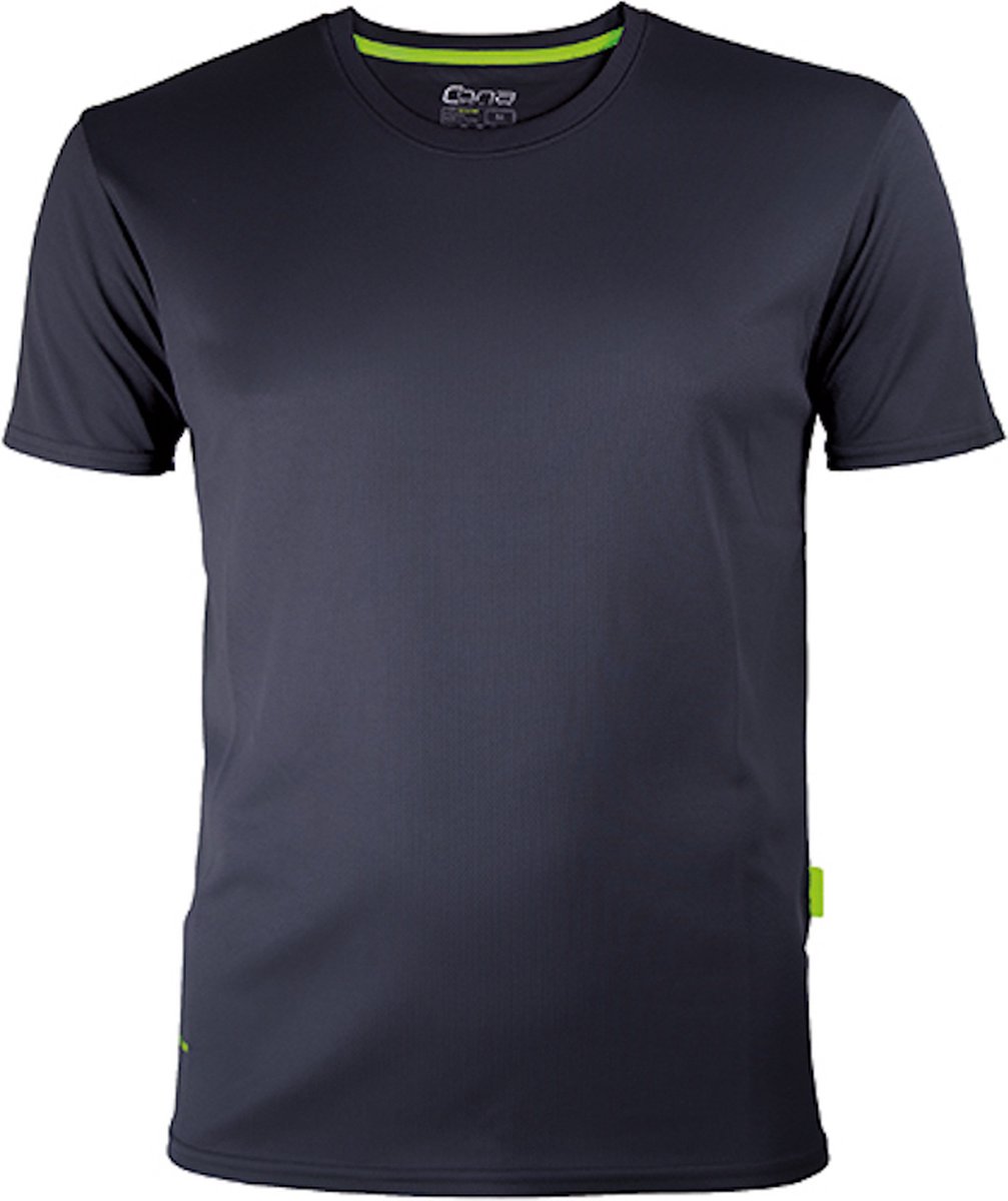 Herensportshirt 'Evolution Tech Tee' met korte mouwen Antraciet - XS