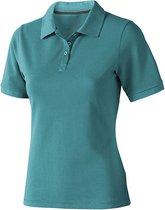 Ladies' Calgary Polo met korte mouwen Aqua - XS