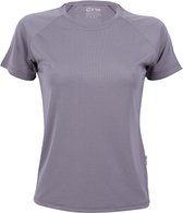 Damessportshirt 'Tech Tee' met korte mouwen Cool Grey - XL