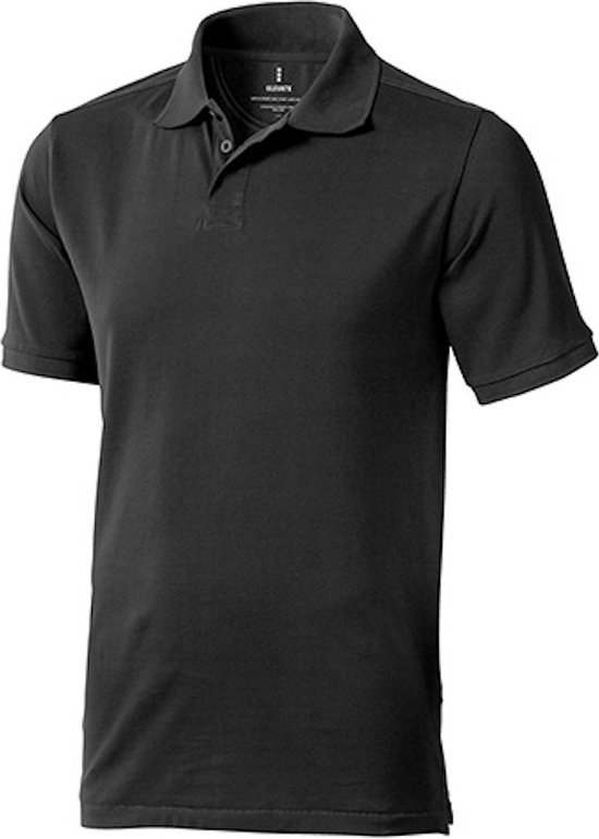 Men's Calgary Polo met korte mouwen Antraciet - XL