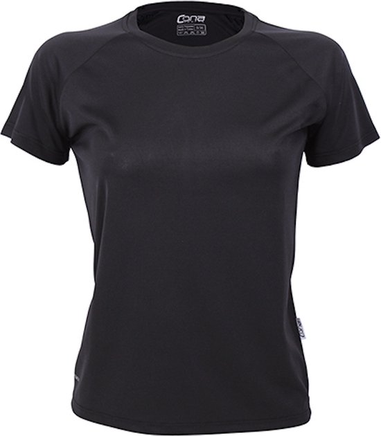 Foto: Damessportshirt tech tee met korte mouwen black l