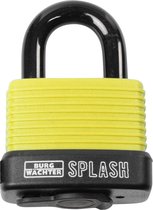 Burg Wächter Splash 470 45 Yellow SB Hangslot Geel/zwart (reflecterend) Sleutelslot