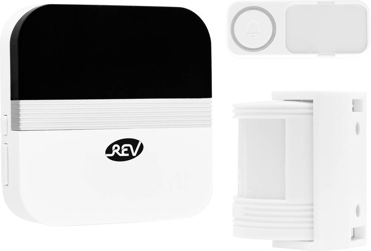 REV 0082640103 Complete set voor Draadloze deurbel Met bewegingsmelder
