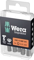 Wera 05057645001 1/4" Impaktor Inbus Bit - 5.0 x 50mm