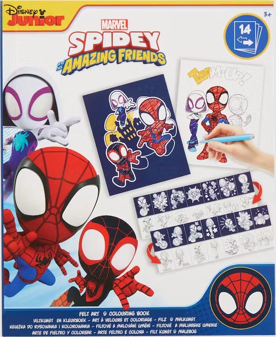 Lulabi Marvel Spidey Potje met voeten, blauw