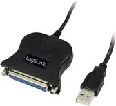 LogiLink USB 1.1 Aansluitkabel [1x USB 1.1 stekker A - 1x D-sub bus 25-polig] UA0054