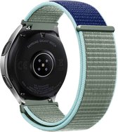 Strap-it Smartwatch bandje 22mm - zacht nylon bandje geschikt voor Samsung Galaxy Watch 1 46mm / Galaxy Watch 3 45mm / Gear S3 Classic & Frontier - OnePlus Watch - Amazfit GTR 47mm / GTR 2 / GTR 3 - Pro - Kaki