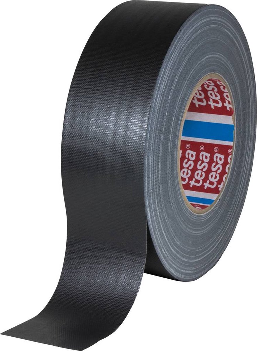 tesa Tesa 53949-00000-02 Textieltape tesa Gaffer tape Zwart (l x b) 50 m x  50 mm 1 stuk(s) | bol