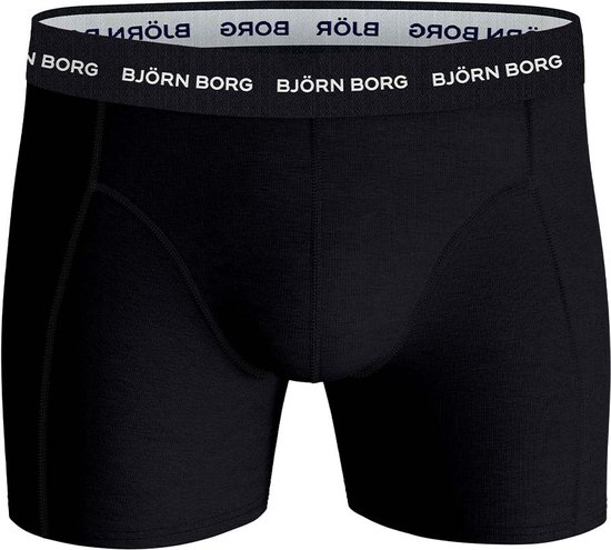 Björn Borg Cotton Stretch boxers - heren boxers normale lengte (1-pack) - zwart - Maat: M