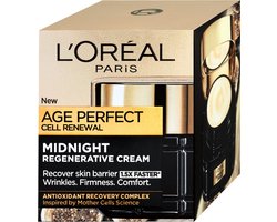 L'Oreal Paris Age Perfect Cell Renewal Midnight NEW Anti-Ageing Face Cream New 50ml