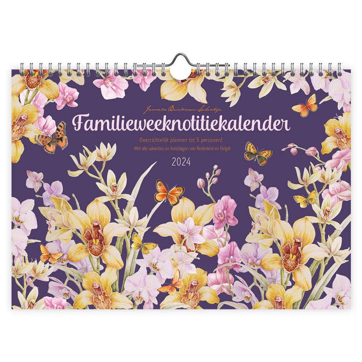 Janneke Brinkman Salentijn Familie week notitiekalender 2024 Orchidee