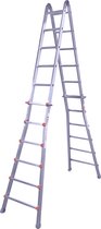 Waku Ladders Multifunctionele Ladder - 4x6 Treeds - Werkhoogte 7.30m