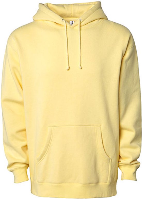 Men´s Heavyweight Hoodie met capuchon Light Yellow - XL