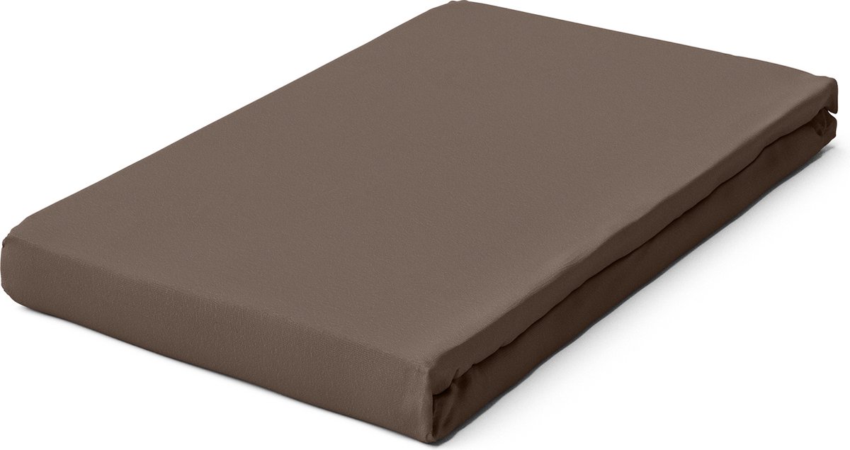 Schlafgut Pure Bio Katoen Jersey Hoeslaken S - 90x190 - 100x220 790 Sand Deep