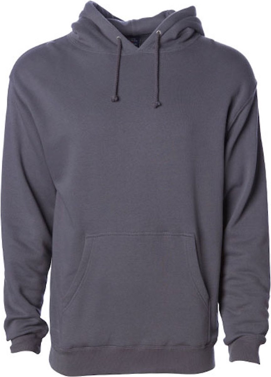 Independent Men´s Heavyweight Hooded Pullover – XS Charcoal (solid)
