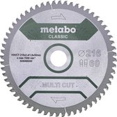 Metabo MULTI CUT CLASSIC 628666000 Cirkelzaagblad 254 x 30 x 1.8 mm Aantal tanden: 60 1 stuk(s)