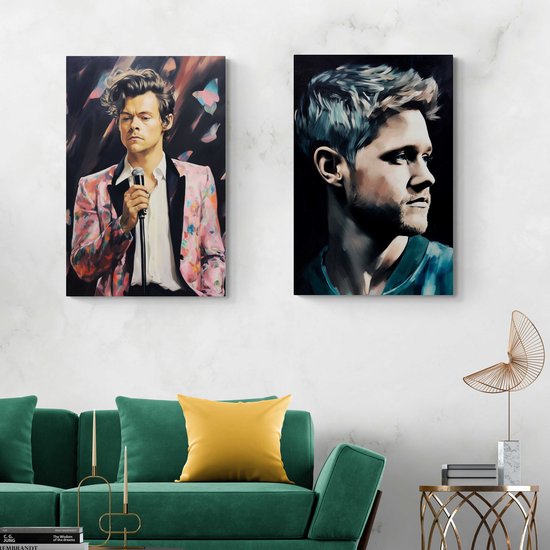 Muziek Poster - Niall Horan Poster - One Direction Poster - Portret Poster - Boyband Poster - Abstract Poster - Wanddecoratie - 61x91 - Geschikt om in te lijsten - 25 Artstreet