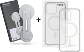 VOTIQ® Laptophouder geschikt voor MagSafe + Telefoonhoesje geschikt voor iPhone 13 PRO MAX