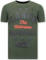 The Notorious Conor Print Shirt Heren - UFC - Groen