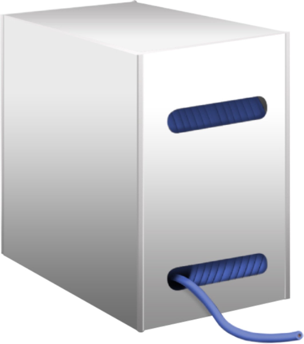 CAT6A Netwerkkabel - Zonder connector - blauw - 305 m