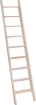 Zoldertrap - 9 treden - Stahoogte 183 cm - Houten ladder - Molenaarstrap - Beuken trap