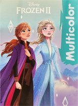 livre de coloriage Disney Frozen avec des exemples en couleur
