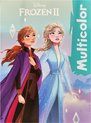 Disney Frozen 2 - kleurboek - 32 pagina's waarvan 17 kleurplaten en met voorbeelden in kleur - wit tekenpapier - knutselen - kleuren - prinsessen - Elsa - Anna - verjaardag - kado - cadeau