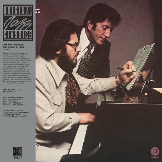 Bill Evans & Tony Bennett - The Bill Evans & Tony Bennett Album (LP)
