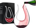 Minismus Decanteerkaraf - tot 1,5 Liter - Wijn Cadeau - Wijn Accessoires - Decanteerders - Kristal Glas Karaf Image