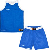 Spalding Double Face Reversible Basketbalset Kinderen - Royal / Wit | Maat: 152