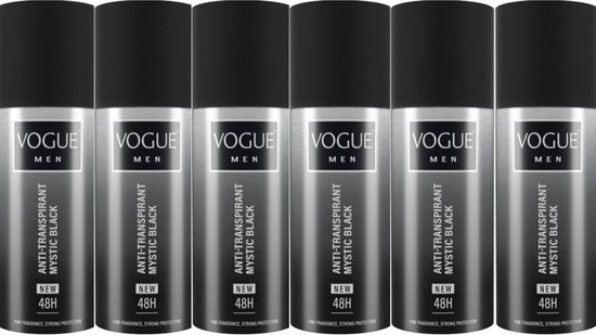 Vogue Men Parfum Deodorant Mystic Black Voordeelverpakking