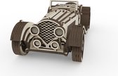 GoLuch Decor-Decoratie houten.Puzzle3D Roadster Cabrio 24cmx10cmx7,5cm