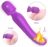 Lovellia 2-in-1 Vibrator-Clitoris & G spot-Vibrators voor Vrouwen en koppels-Dildo-Verwarmde vibrator-Volledig waterdicht