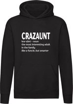 Crazaunt Hoodie - tante - gek - familie - family - grappig - trui - sweater - capuchon
