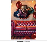Halloween Wanddeco Terror Clown 70 x 80 cm