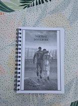 Voetbalboek | Voetbal invulboek | Scores bijhouden | Voetballiefhebbers | Zwart-wit | A5 formaat